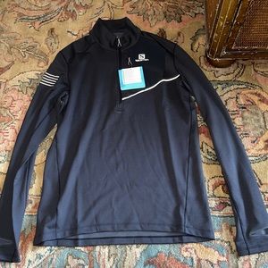 NWT Black Salomon zip jacket